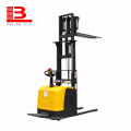 High Quality Electric Platform Pallet Stacker 1.5 ton 1600mm Stand Driving stacker